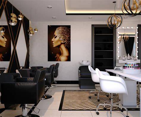 Ubuntu Beauty Salon interior with warm, inviting decor